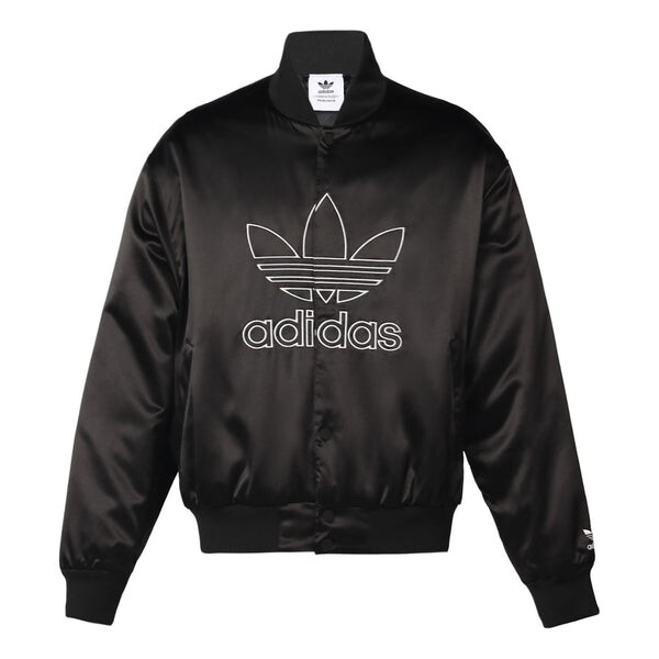 Куртка Men's adidas originals Large Logo Embroidered Satin Sports Jacket Autumn Black, черный 
Куртка Men's adidas originals Large Logo Embroidered Satin Sports Jacket Autumn Black, черный