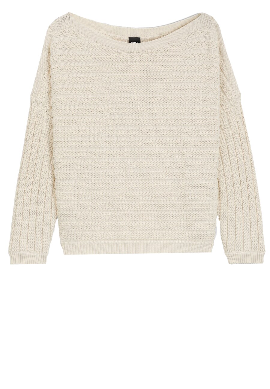 Свитер BOSS Fleminda, белый
Свитер BOSS Fleminda, белый