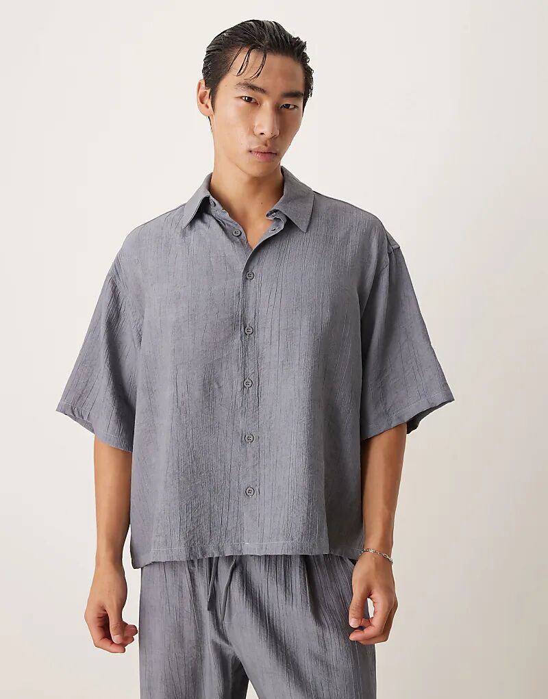 Рубашка свободного кроя ASOS DESIGN синего цвета — часть комплекта
Рубашка свободного кроя ASOS DESIGN синего цвета — часть комплекта