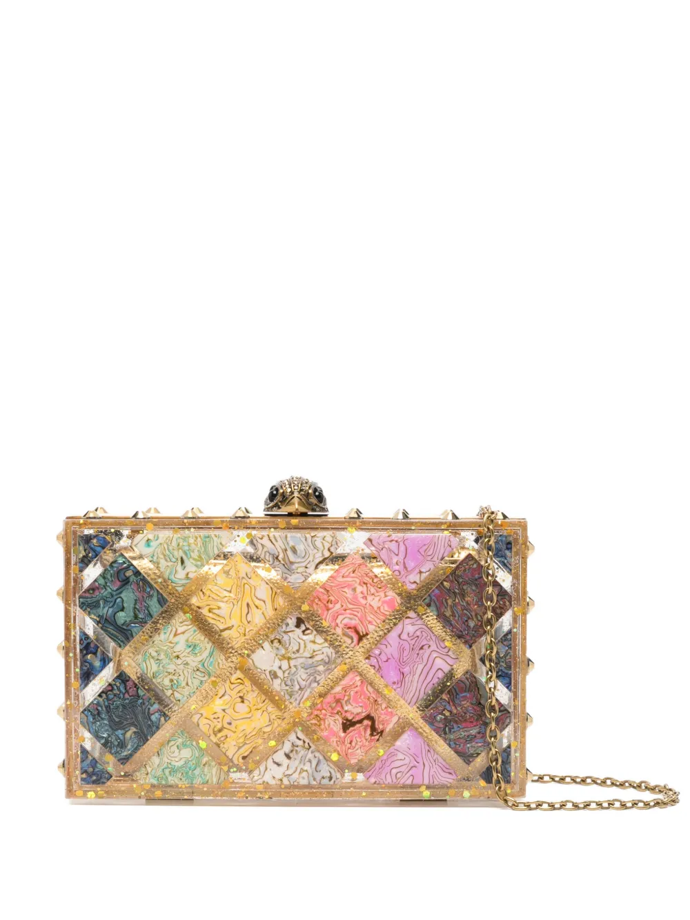 Сумка-клатч Crystal Quilt Box Kurt Geiger London, золотой
Сумка-клатч Crystal Quilt Box Kurt Geiger London, золотой
