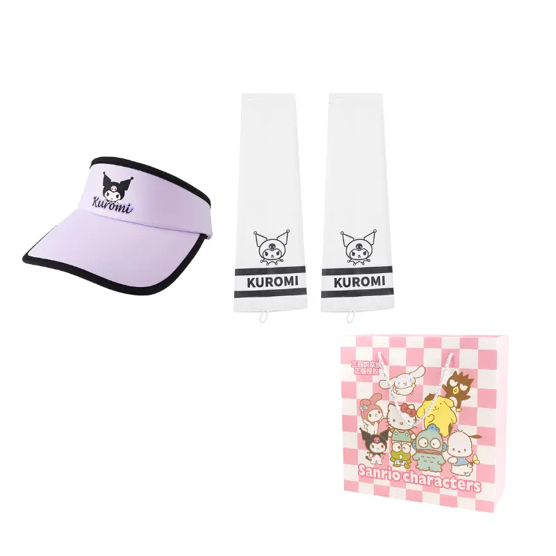 Sanrio Куломская панама из полиамида унисекс, Kuromi Visor Sun Protection Hat+Cooling Arm Sleeves
Sanrio Куломская панама из полиамида унисекс, Kuromi Visor Sun Protection Hat+Cooling Arm Sleeves