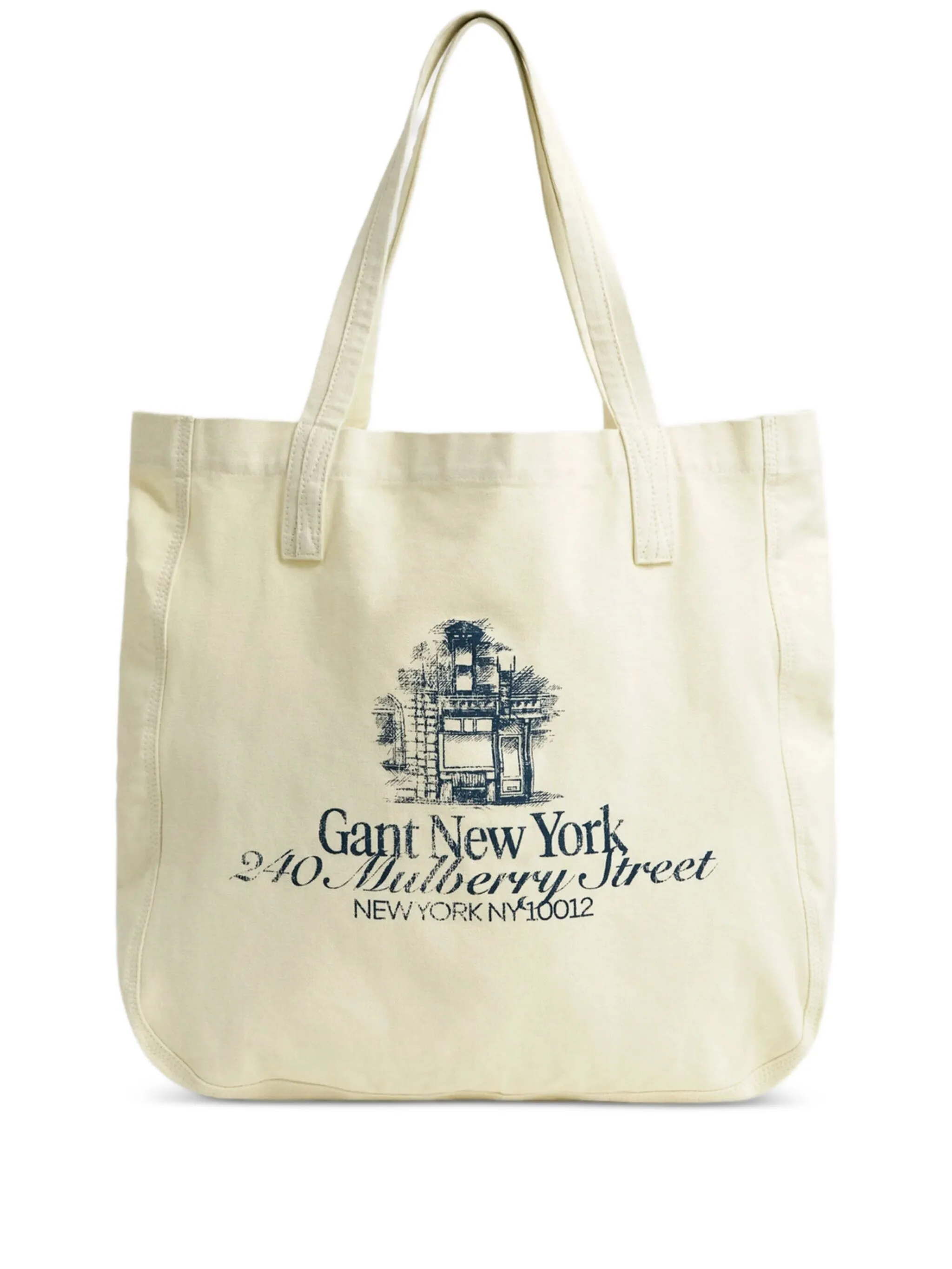Сумка-тоут с принтом Gant 240 Mulberry Street, кремовый
Сумка-тоут с принтом Gant 240 Mulberry Street, кремовый