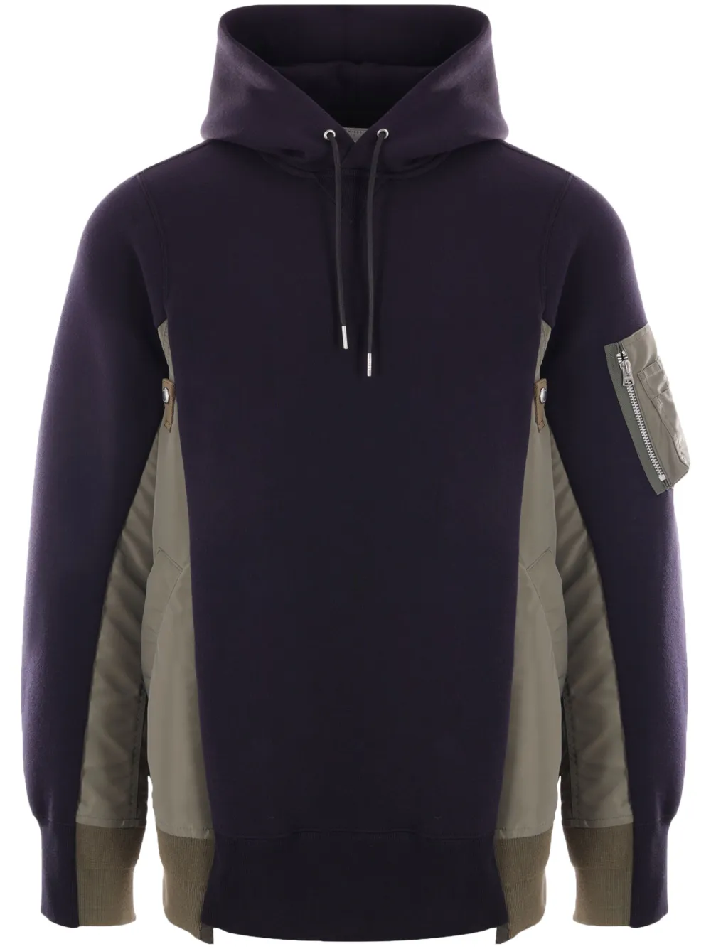 Худи со вставками SACAI, синий
Худи со вставками SACAI, синий