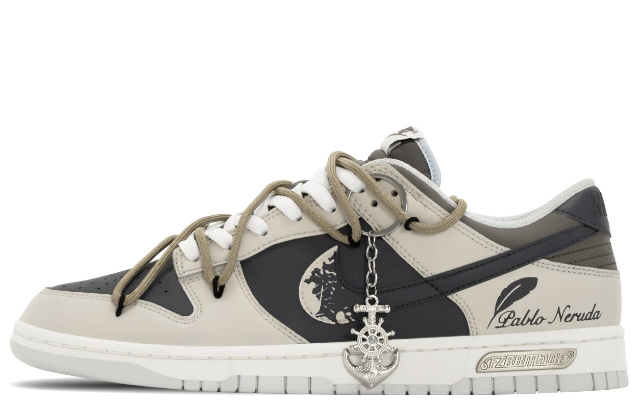 Nike Кроссовки для скейтбординга Dunk Carving A Boat For A Sword, устойчивые к истиранию и скольжению, низкие, мужские, синие, бежевые
Nike Кроссовки для скейтбординга Dunk Carving A Boat For A Sword, устойчивые к истиранию и скольжению, низкие, мужские, синие, бежевые