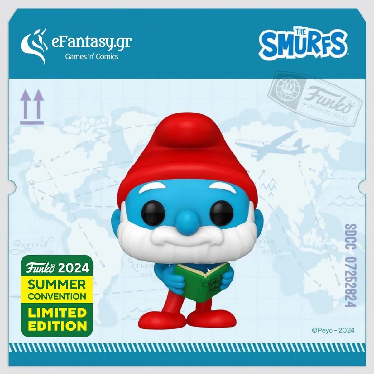 Funko POP! Смурфики - Папа Смурф № 1525 (эксклюзивно для Sdcc 2024 г.)
Funko POP! Смурфики - Папа Смурф № 1525 (эксклюзивно для Sdcc 2024 г.)