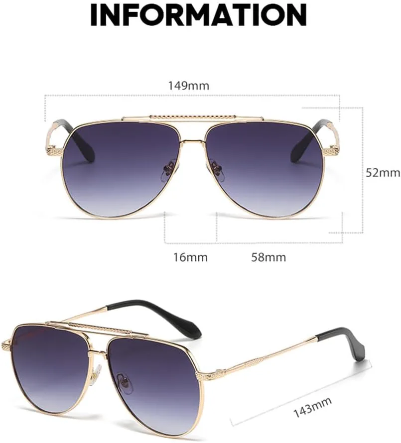 Солнцезащитные очки LVTFCO с биметаллическим оправой, круглые, модные, для поездок на работу, для мужчин и женщин, с защитой от УФ-излучения UV400, Gradient Grey
Солнцезащитные очки LVTFCO с биметаллическим оправой, круглые, модные, для поездок на работу, для мужчин и женщин, с защитой от УФ-излучения UV400, Gradient Grey