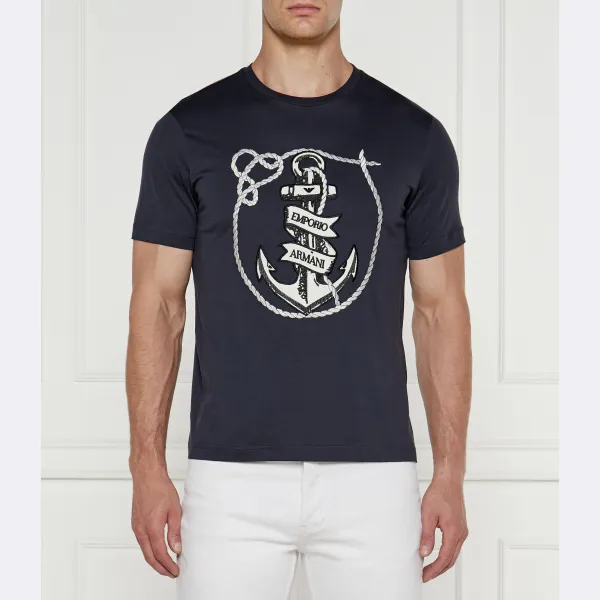 Футболка стандартного кроя Emporio Armani, черный
Футболка стандартного кроя Emporio Armani, черный