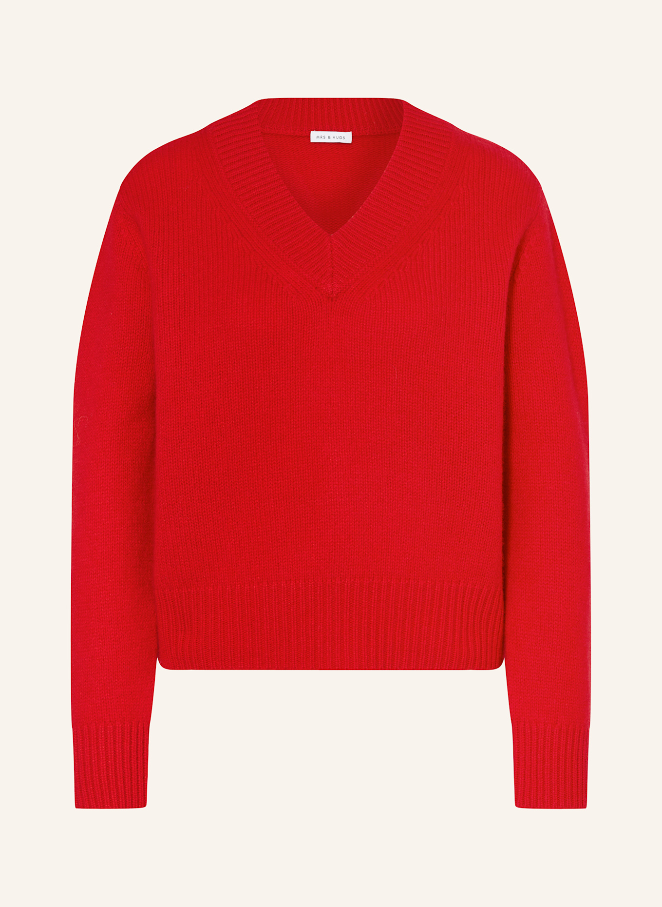 Кашемировый свитер Mrs & Hugs, красный 
Кашемировый свитер Mrs & Hugs, красный