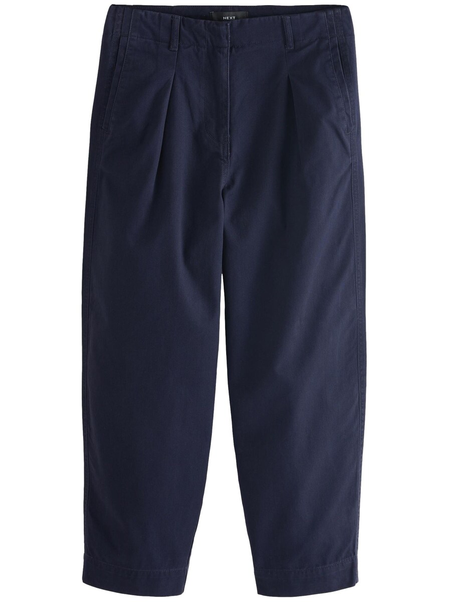 Широкие брюки со складкой спереди Next, морской синий
Широкие брюки со складкой спереди Next, морской синий