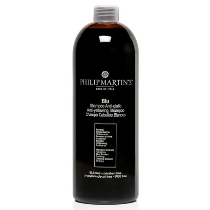 Blu 1000мл Шампунь против желтизны Philip Martin's
Blu 1000мл Шампунь против желтизны Philip Martin's