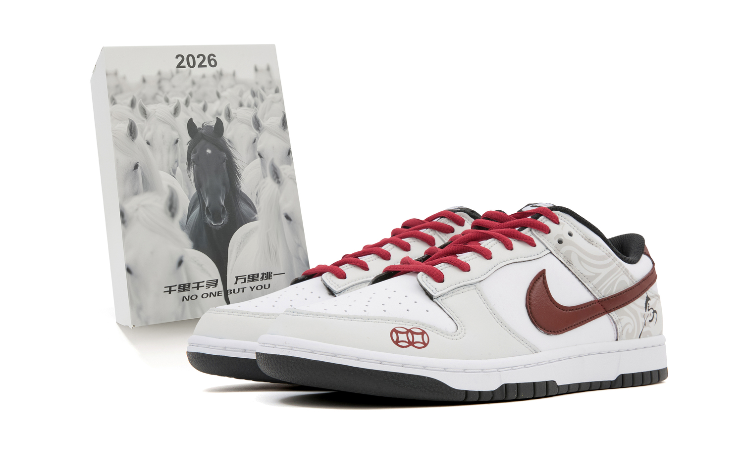 Nike Dunk Leather Slip Resistant Abrasion Resistant Low top Skateboard Shoes Beige Red Teenagers
Nike Dunk Leather Slip Resistant Abrasion Resistant Low top Skateboard Shoes Beige Red Teenagers