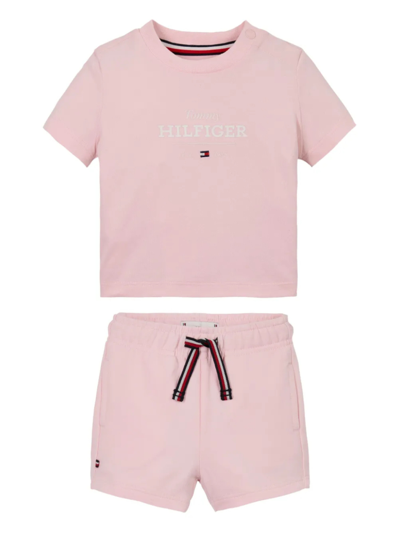 Комплект из хлопка с короткими рукавами и логотипом Tommy Hilfiger Junior, розовый
Комплект из хлопка с короткими рукавами и логотипом Tommy Hilfiger Junior, розовый