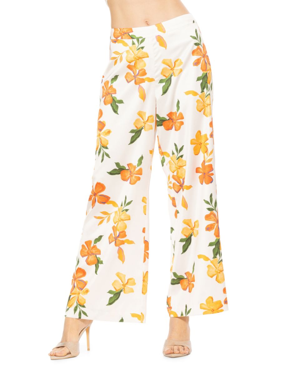 Широкие брюки с цветочным принтом вишнёвого цвета Alexia Admor, цвет Ivory Floral
Широкие брюки с цветочным принтом вишнёвого цвета Alexia Admor, цвет Ivory Floral