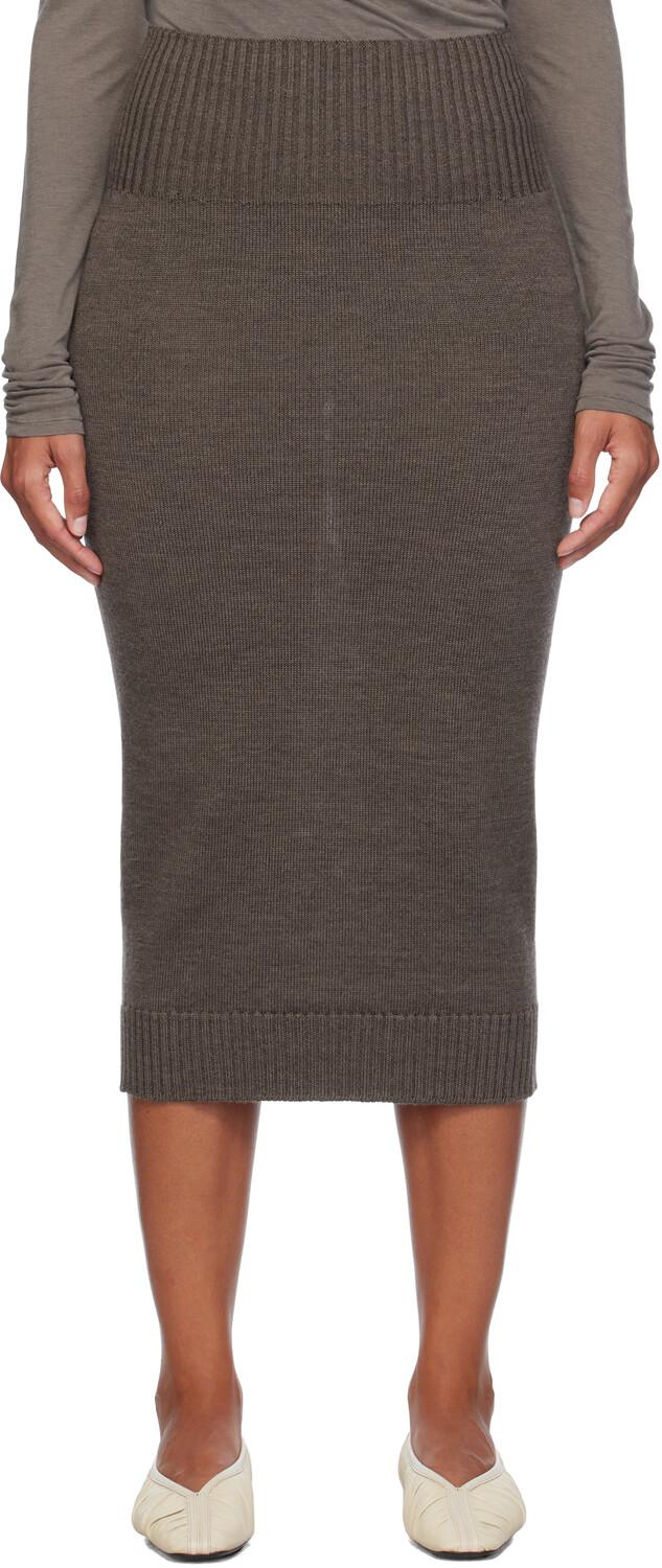 Коричневая юбка-миди Melk Max Mara Leisure
Коричневая юбка-миди Melk Max Mara Leisure