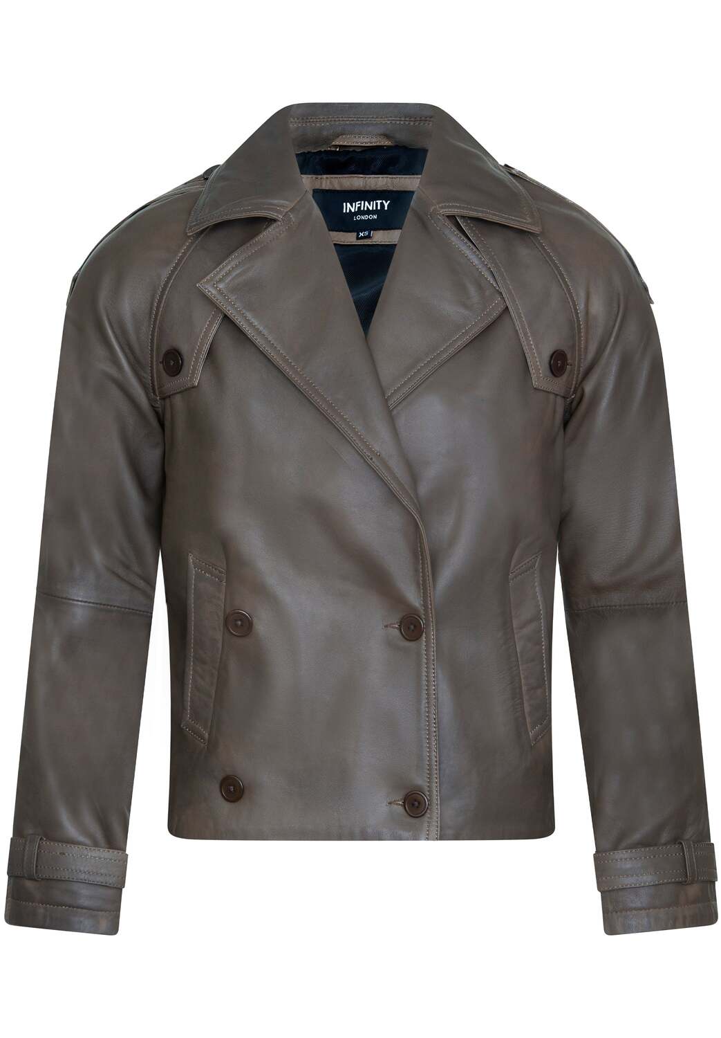 Женская укороченная оверсайз кожаная куртка-тренч - Canberra Infinity Leather, черный
Женская укороченная оверсайз кожаная куртка-тренч - Canberra Infinity Leather, черный