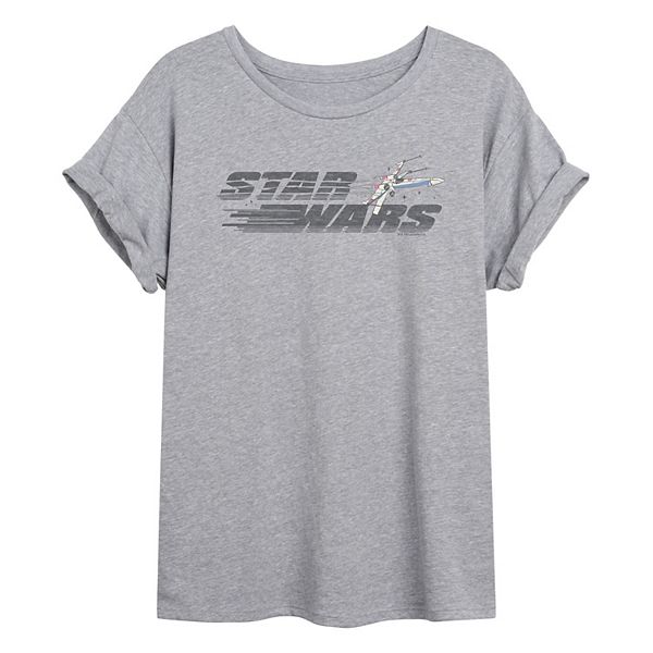 Футболка Juniors logo x-wing дистресс оверсайз Star Wars, Heather Gray
Футболка Juniors logo x-wing дистресс оверсайз Star Wars, Heather Gray