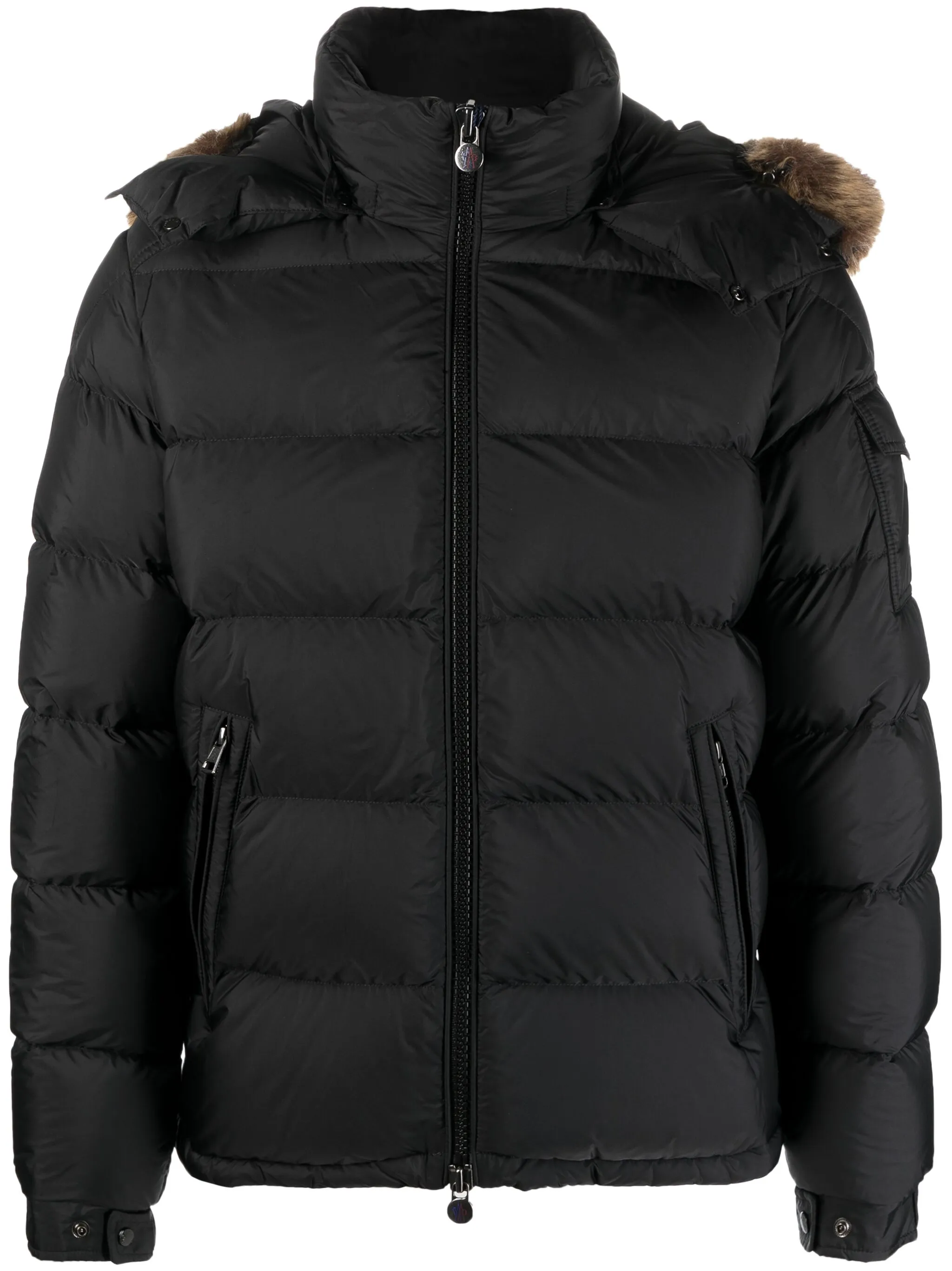 Пуховик Mayaf с капюшоном Moncler, черный
Пуховик Mayaf с капюшоном Moncler, черный