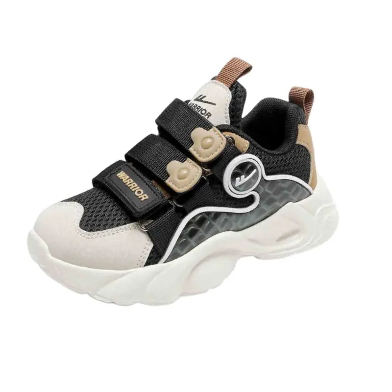 Нескользящие и дышащие низкие детские кроссовки для повседневной носки WARRIOR, черный
Нескользящие и дышащие низкие детские кроссовки для повседневной носки WARRIOR, черный