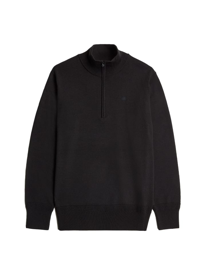 Черный вязаный свитер G-Star
Черный вязаный свитер G-Star