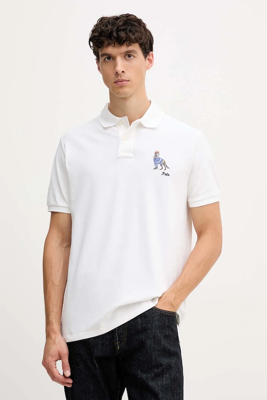 Хлопковое поло Polo Ralph Lauren, белый
Хлопковое поло Polo Ralph Lauren, белый