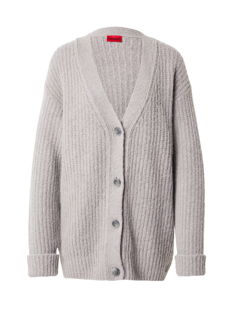 Вязаный кардиган HUGO Shent, серый
Вязаный кардиган HUGO Shent, серый