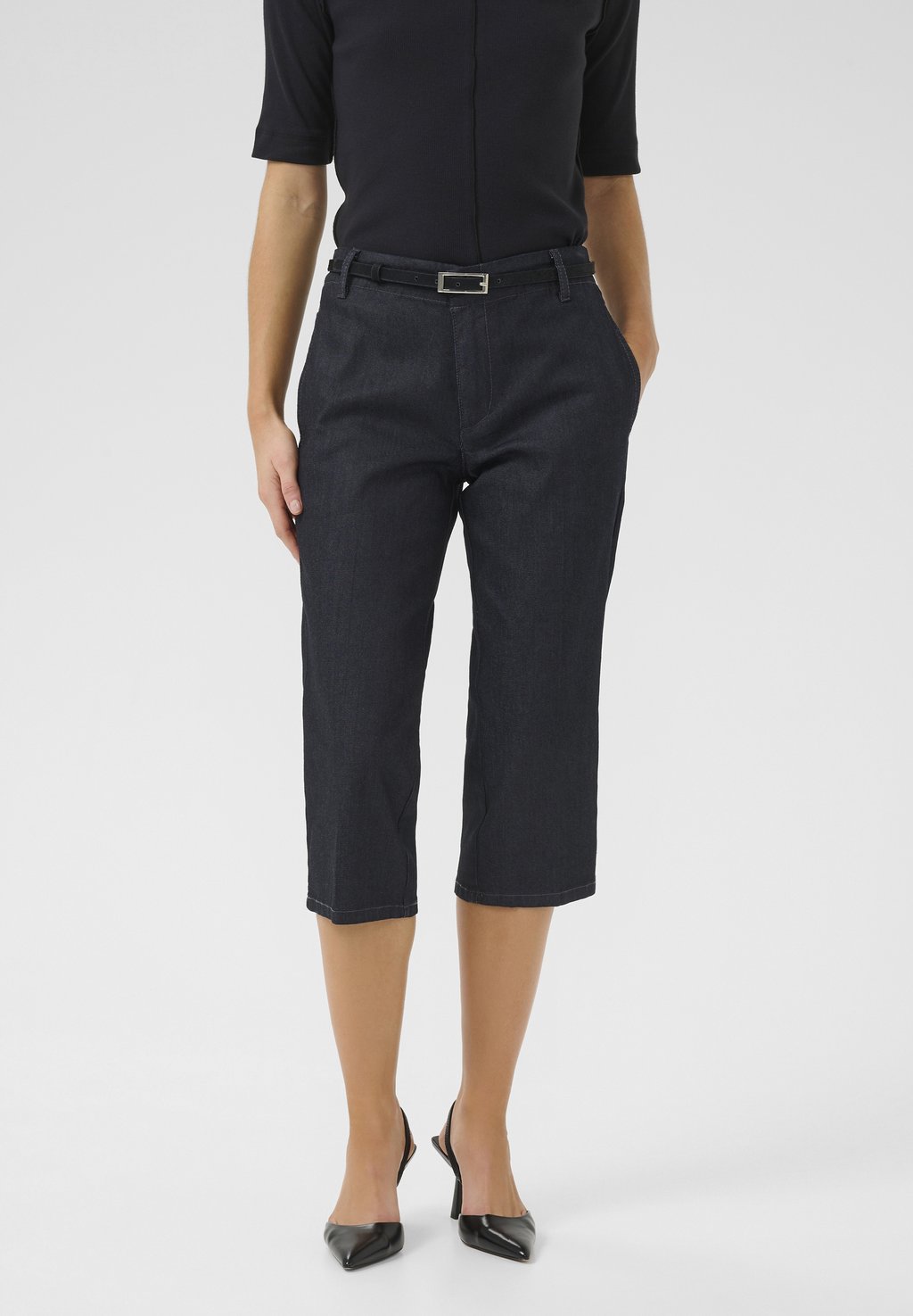 Джинсовые шорты My Essential Wardrobe, темно-синий 
Джинсовые шорты My Essential Wardrobe, темно-синий