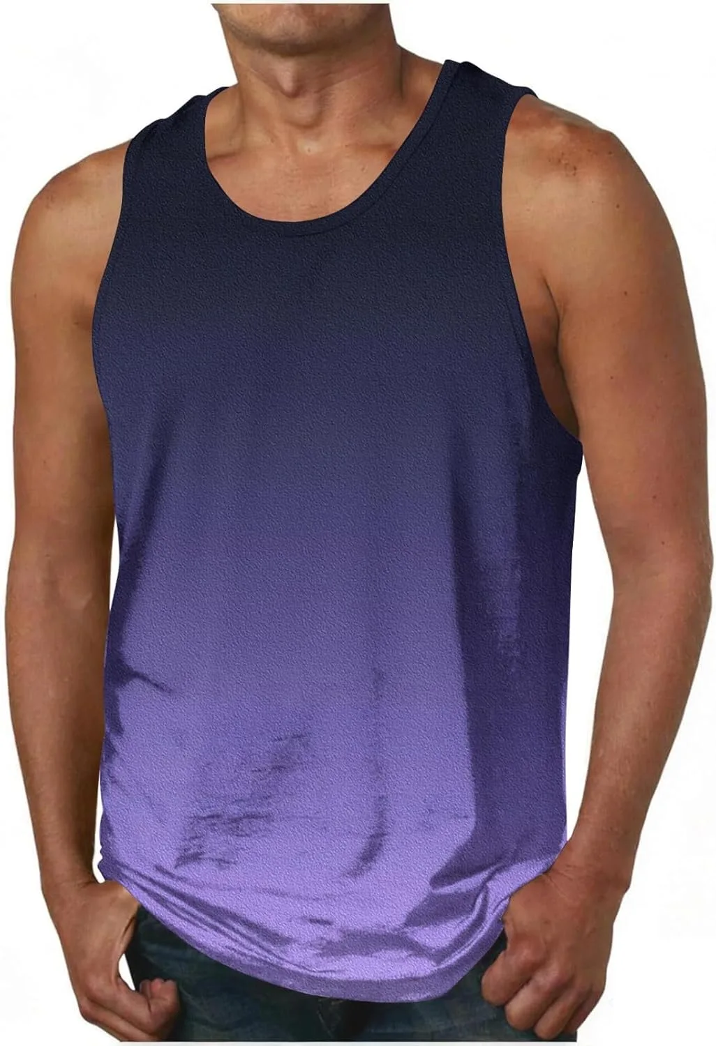 Мужская майка без рукавов летняя повседневная градиентная
Мужская майка без рукавов летняя повседневная градиентная