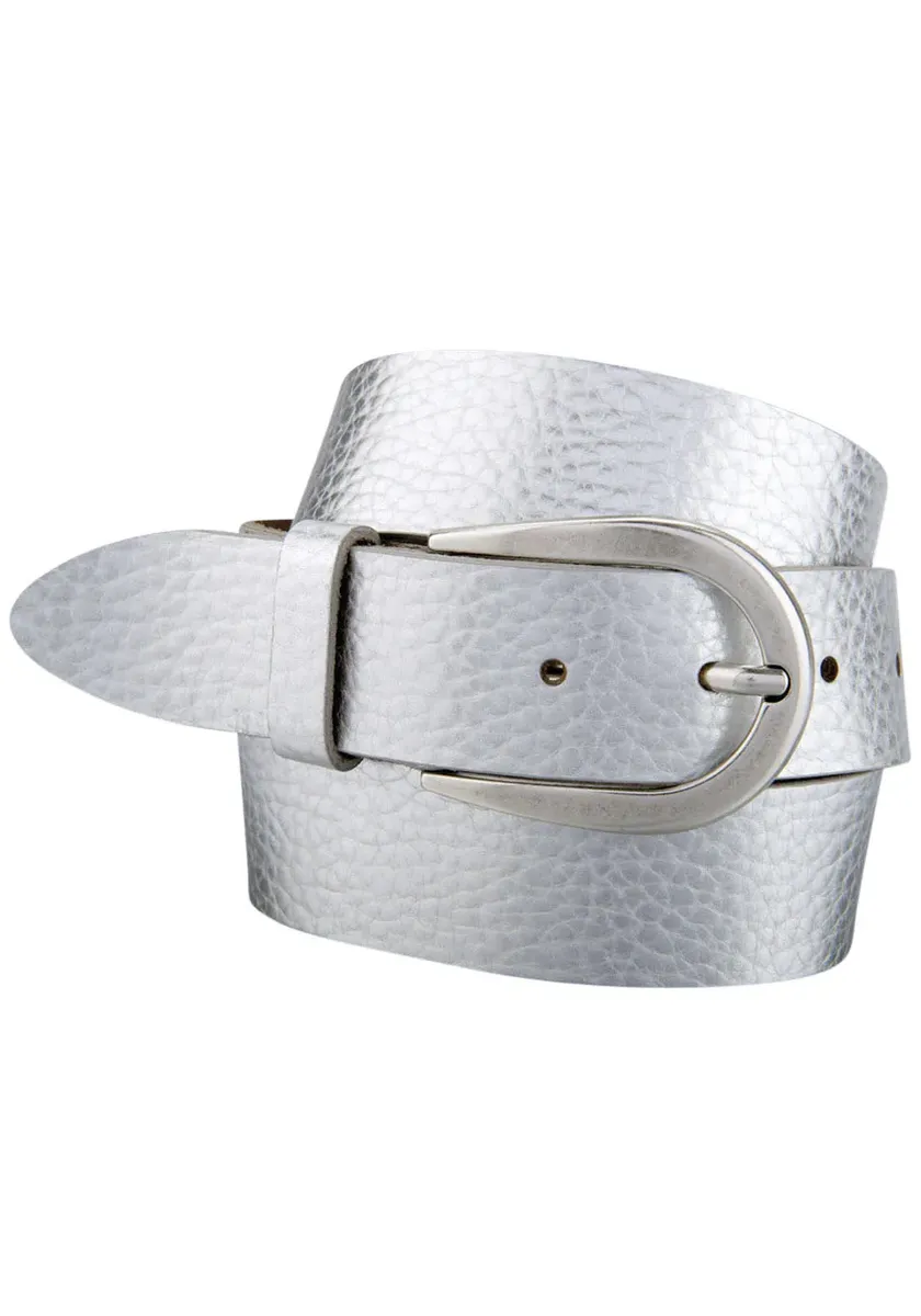 Кожаный ремень BERND GÖTZ с металлическим эффектом лунного света, серебристый
Кожаный ремень BERND GÖTZ с металлическим эффектом лунного света, серебристый