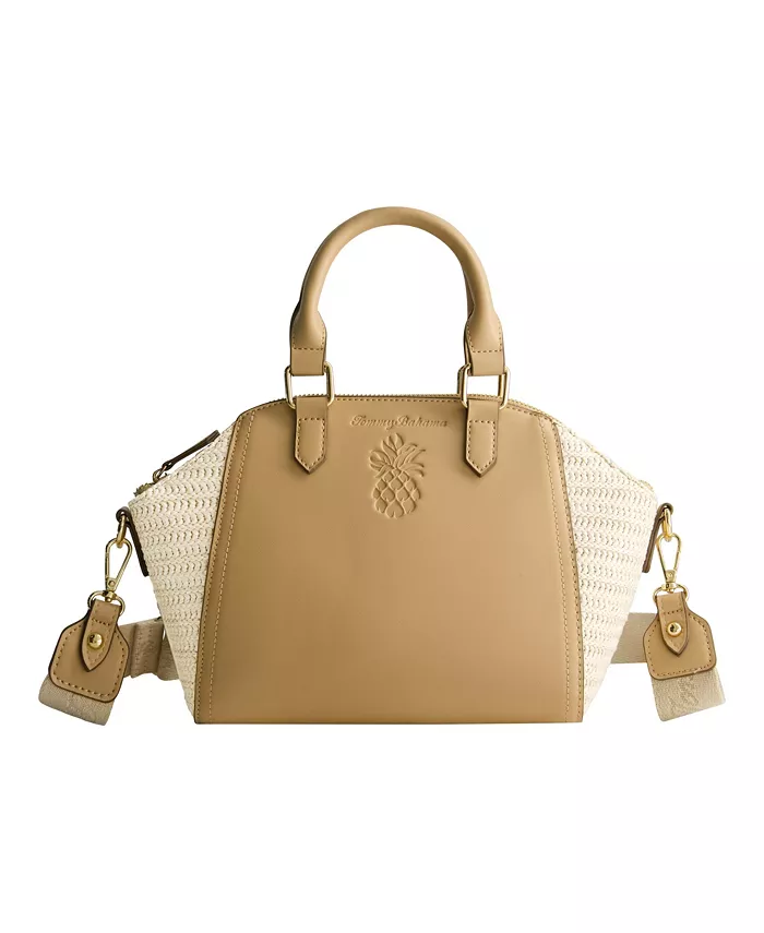 Большая сумка-портфель с тисненым логотипом и соломенными деталями Tommy Bahama, коричневый/бежевый
Большая сумка-портфель с тисненым логотипом и соломенными деталями Tommy Bahama, коричневый/бежевый
