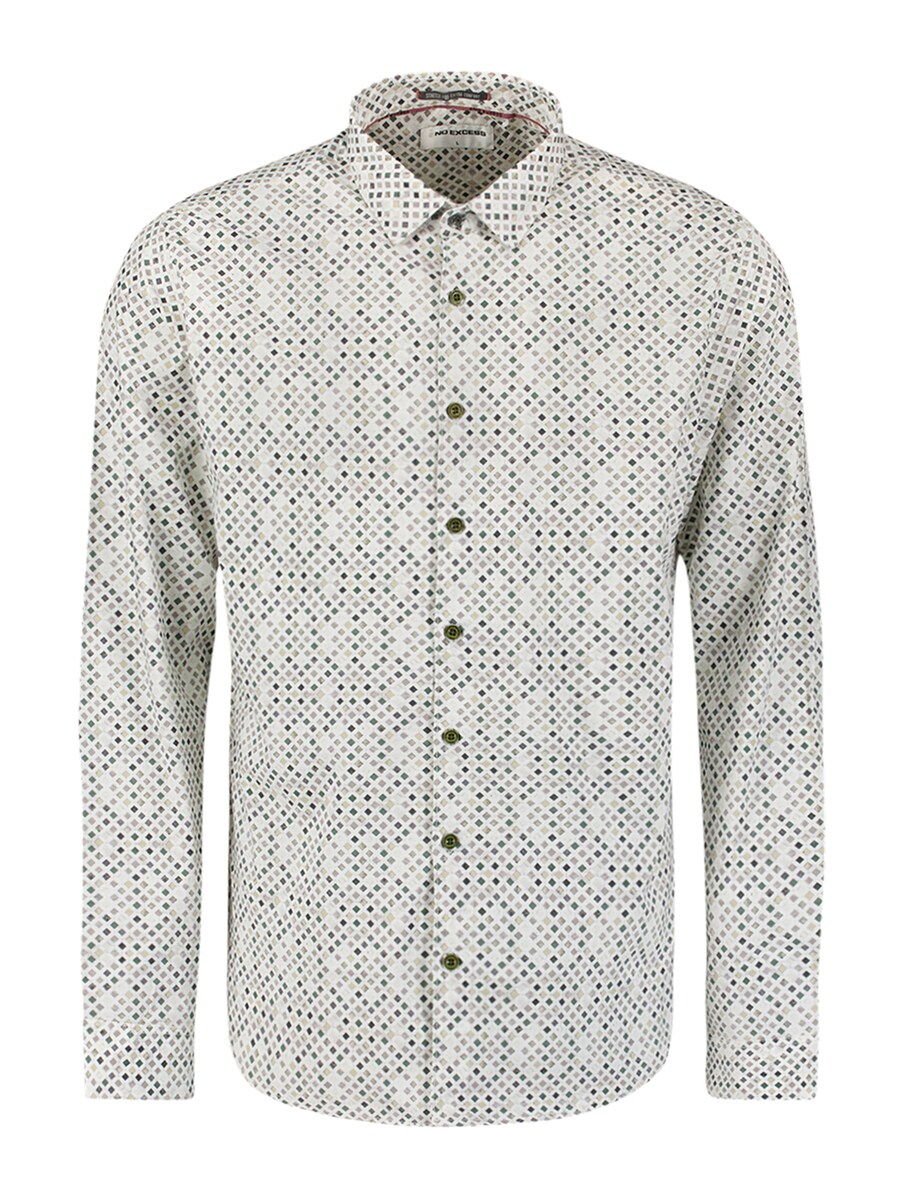 Рубашка на пуговицах классического кроя No Excess, Green
Рубашка на пуговицах классического кроя No Excess, Green