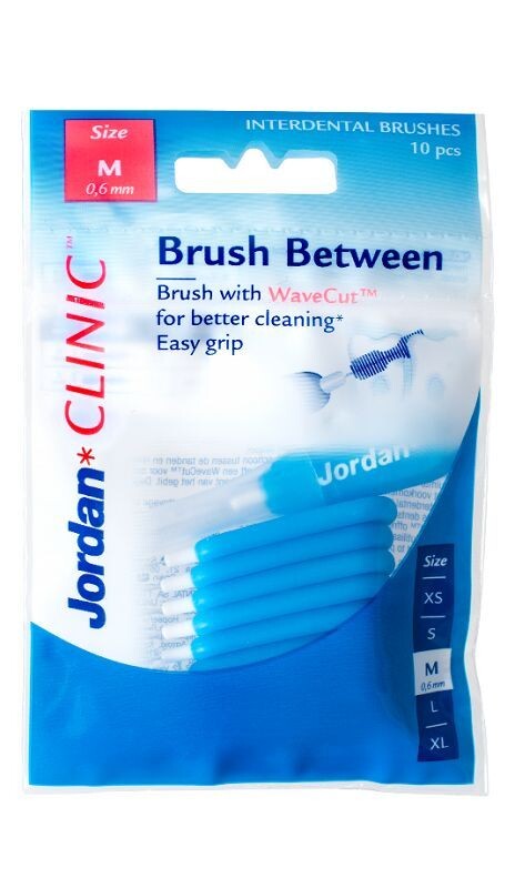 Jordan Clinic Brush Between Medium зубная щетка, 10 op.
Jordan Clinic Brush Between Medium зубная щетка, 10 op.
