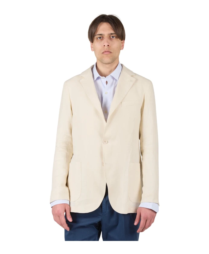 Весенняя куртка из льна, классический стиль. At.P.Co, бежевый
Весенняя куртка из льна, классический стиль. At.P.Co, бежевый