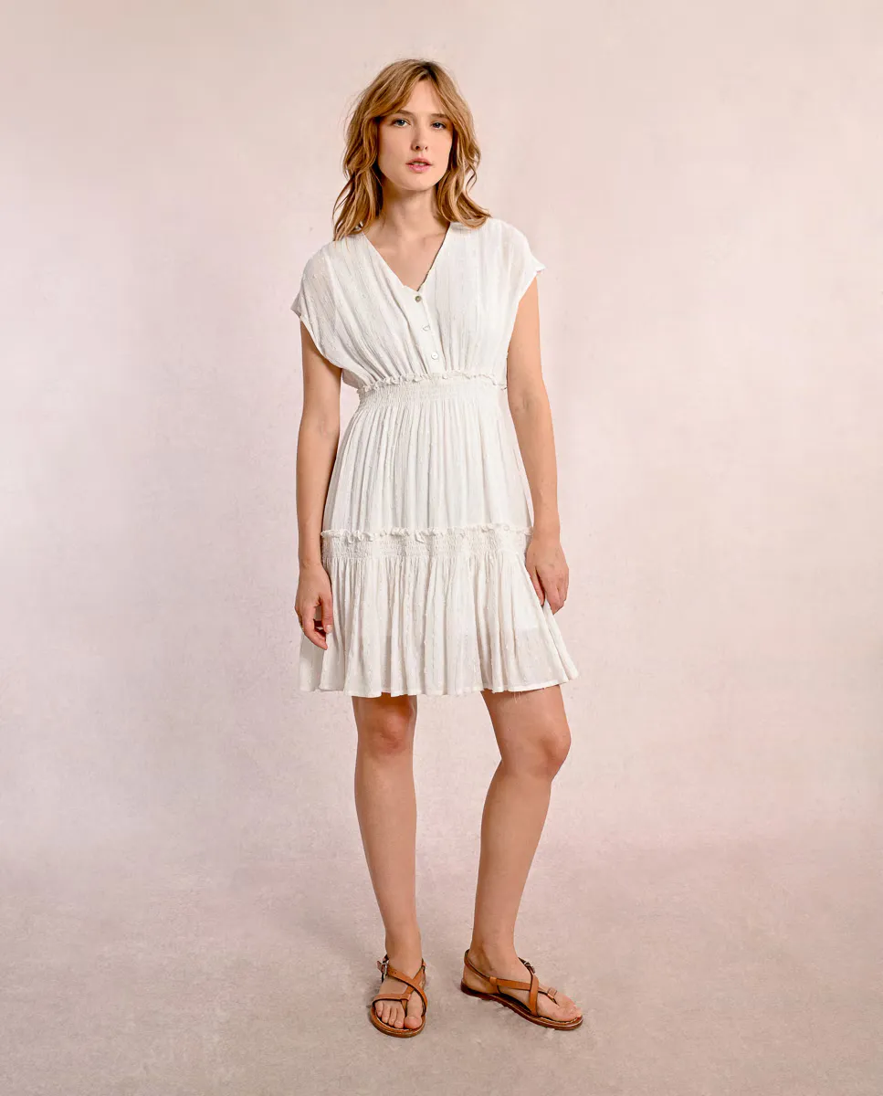 Короткое платье с рюшами и принтом Molly Bracken, цвет Crudo
Короткое платье с рюшами и принтом Molly Bracken, цвет Crudo