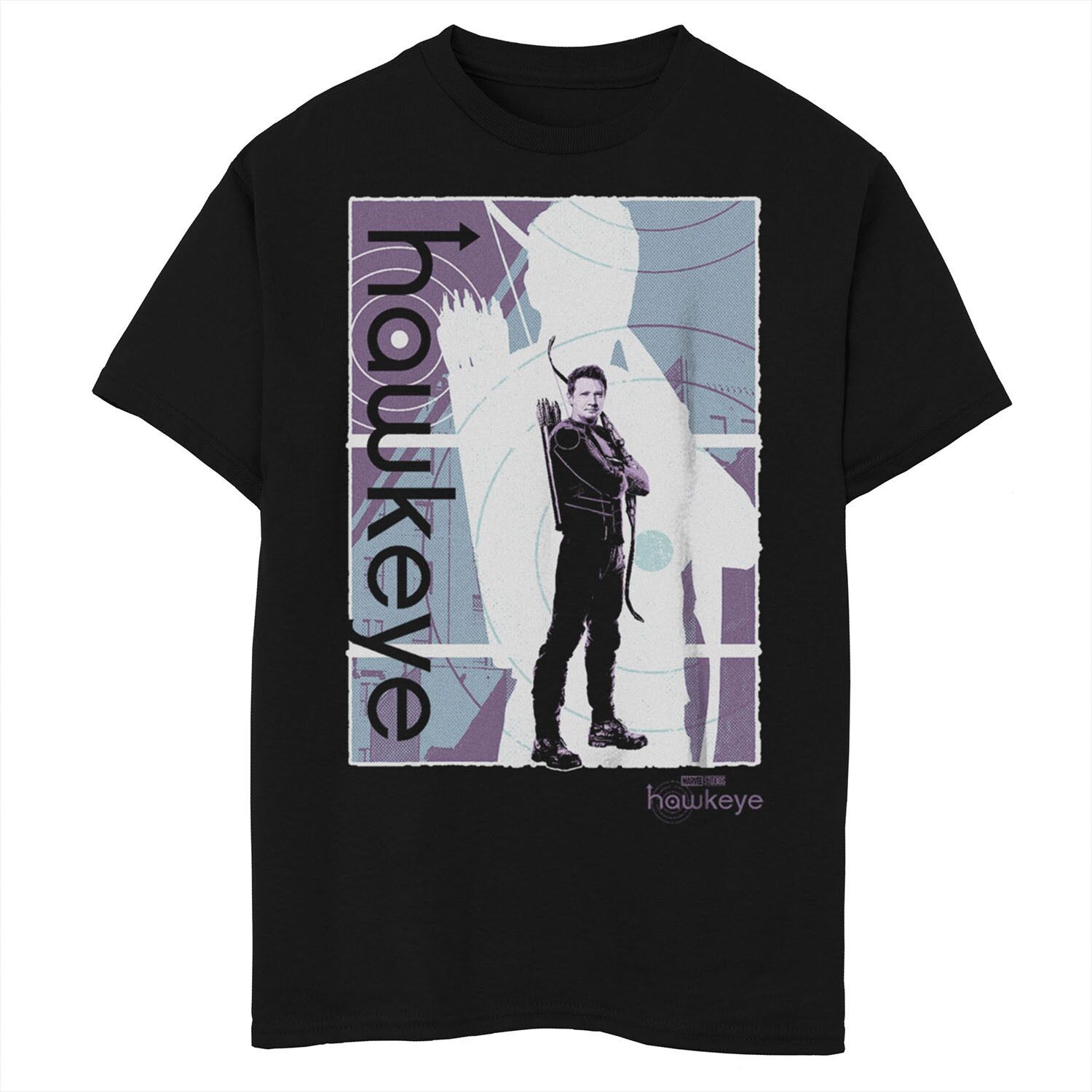 Футболка с графическим плакатом и постером Marvel Hawkeye для мальчиков 8–20 лет Marvel 
Футболка с графическим плакатом и постером Marvel Hawkeye для мальчиков 8–20 лет Marvel