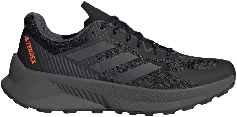 Мужские кроссовки Adidas Terrex Soulstride Flow для трейлраннинга, черный/оранжевый/серый
Мужские кроссовки Adidas Terrex Soulstride Flow для трейлраннинга, черный/оранжевый/серый