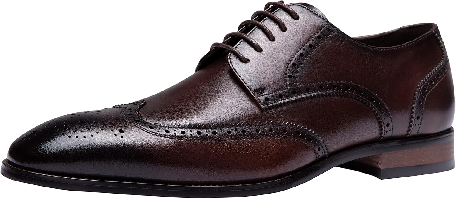 Мужские классические кожаные туфли Jousen, формальные оксфорды и дерби в ретро-стиле, темно-коричневый
Мужские классические кожаные туфли Jousen, формальные оксфорды и дерби в ретро-стиле, темно-коричневый