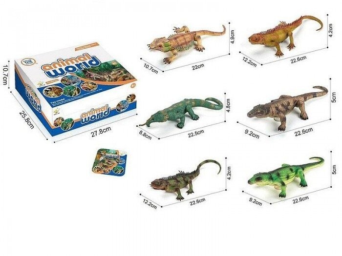 Ящерица 23см (12шт) Inna marka
Ящерица 23см (12шт) Inna marka