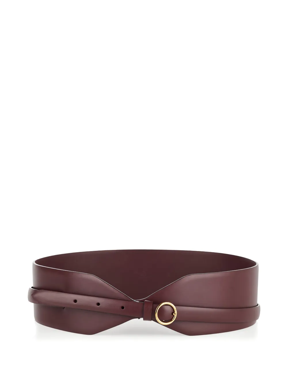 Кожаный ремень с двойным обхватом Alaïa, коричневый
Кожаный ремень с двойным обхватом Alaïa, коричневый