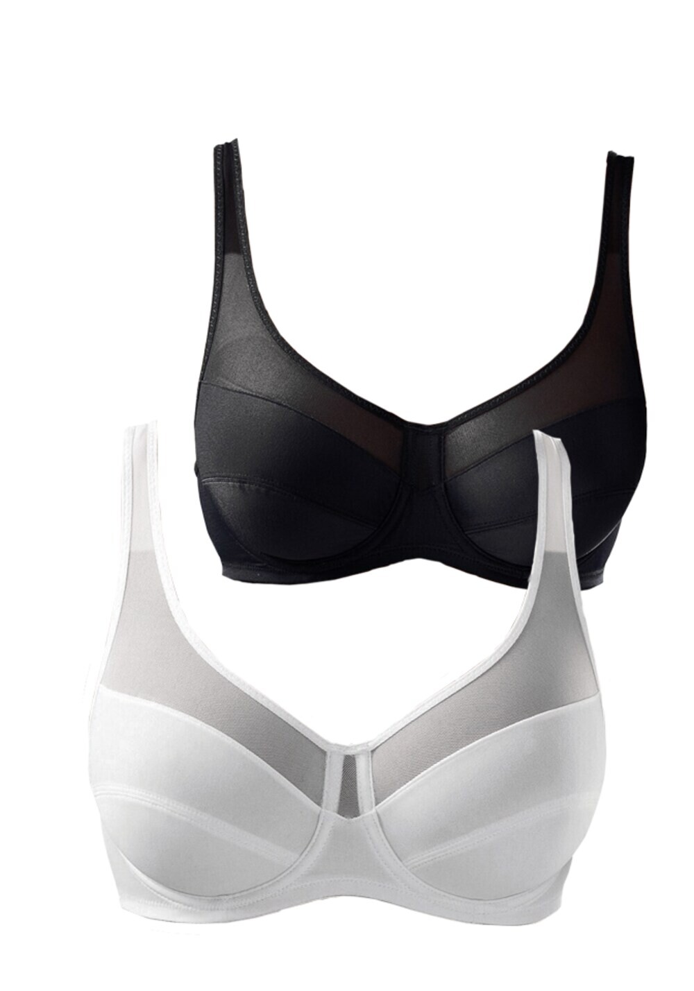 Бюстгальтер-футболка Petite Fleur, черно-белый 
Бюстгальтер-футболка Petite Fleur, черно-белый