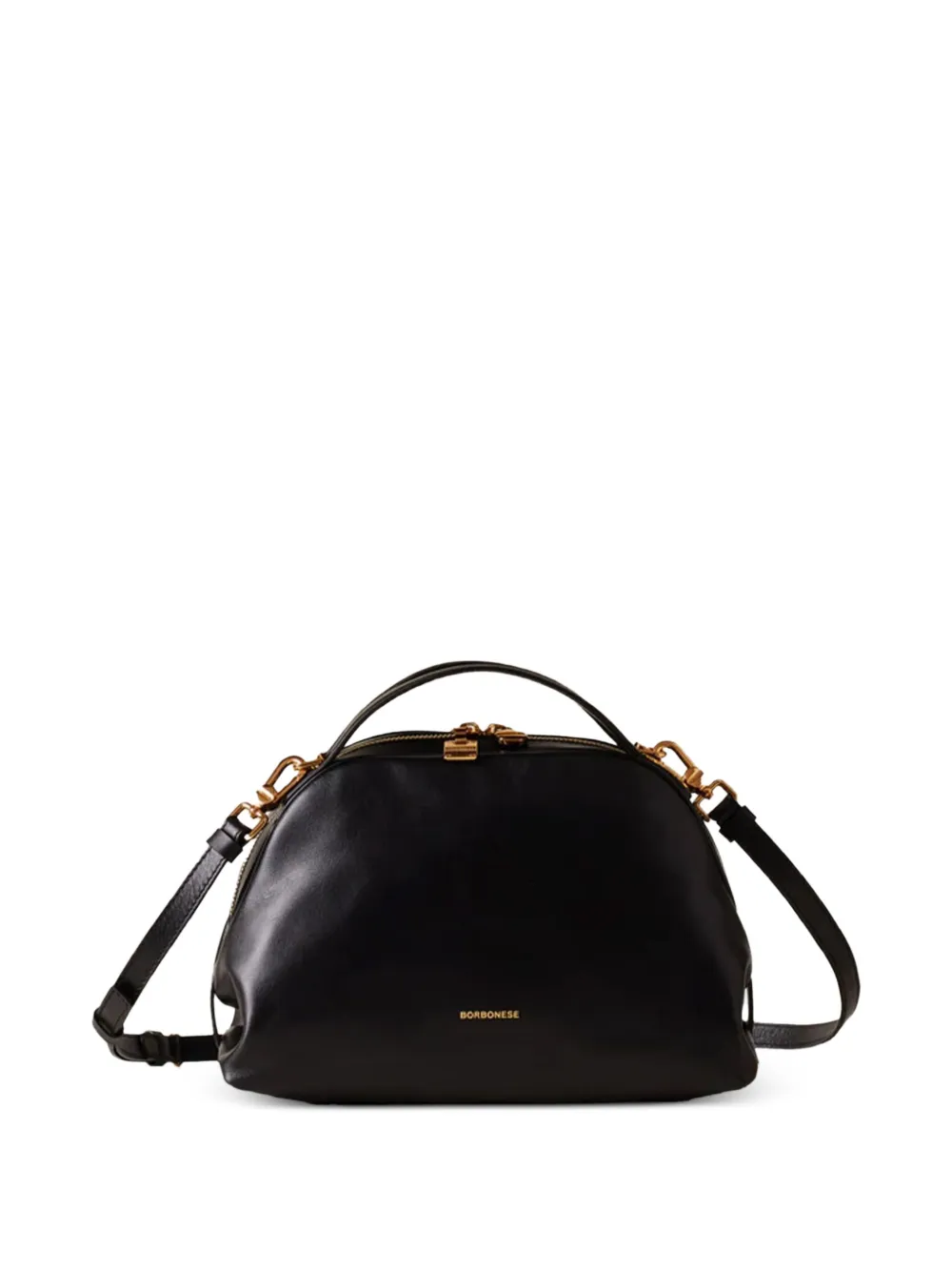 Малая сумка-тоут Bowler с изогнутой молнией Borbonese, черный
Малая сумка-тоут Bowler с изогнутой молнией Borbonese, черный