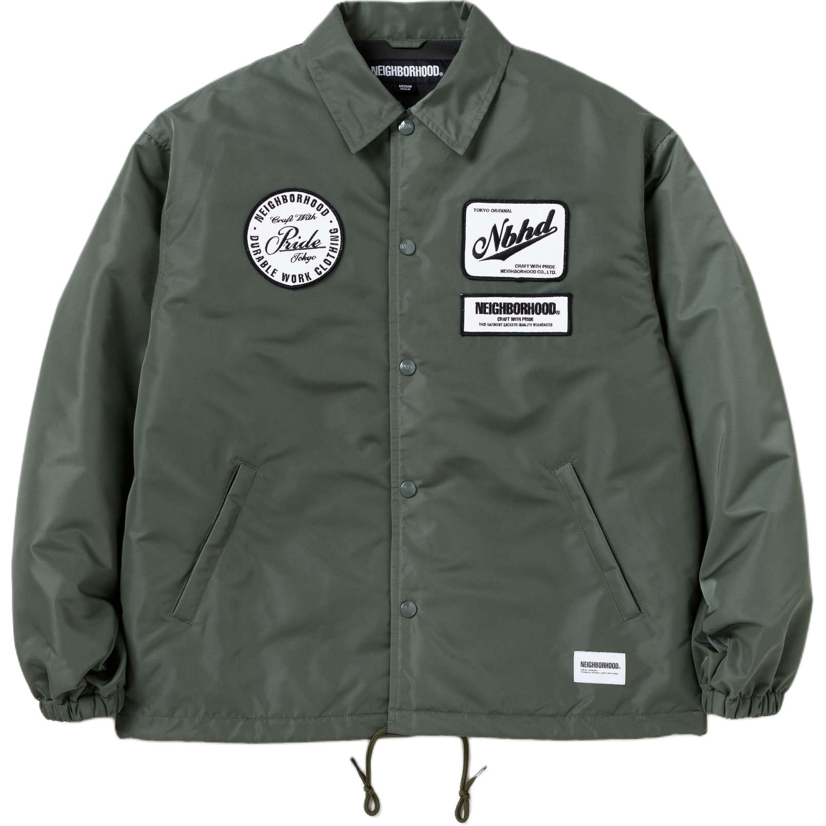 NEIGHBORHOOD Куртка-рубашка с нашивкой логотипа, Olive Umber
NEIGHBORHOOD Куртка-рубашка с нашивкой логотипа, Olive Umber