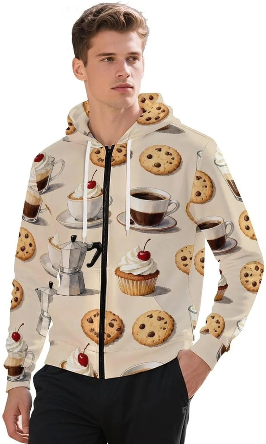 Толстовка Full Zip Up для мужчин Colorful Chameleon с капюшоном и карманом GemGam
Толстовка Full Zip Up для мужчин Colorful Chameleon с капюшоном и карманом GemGam