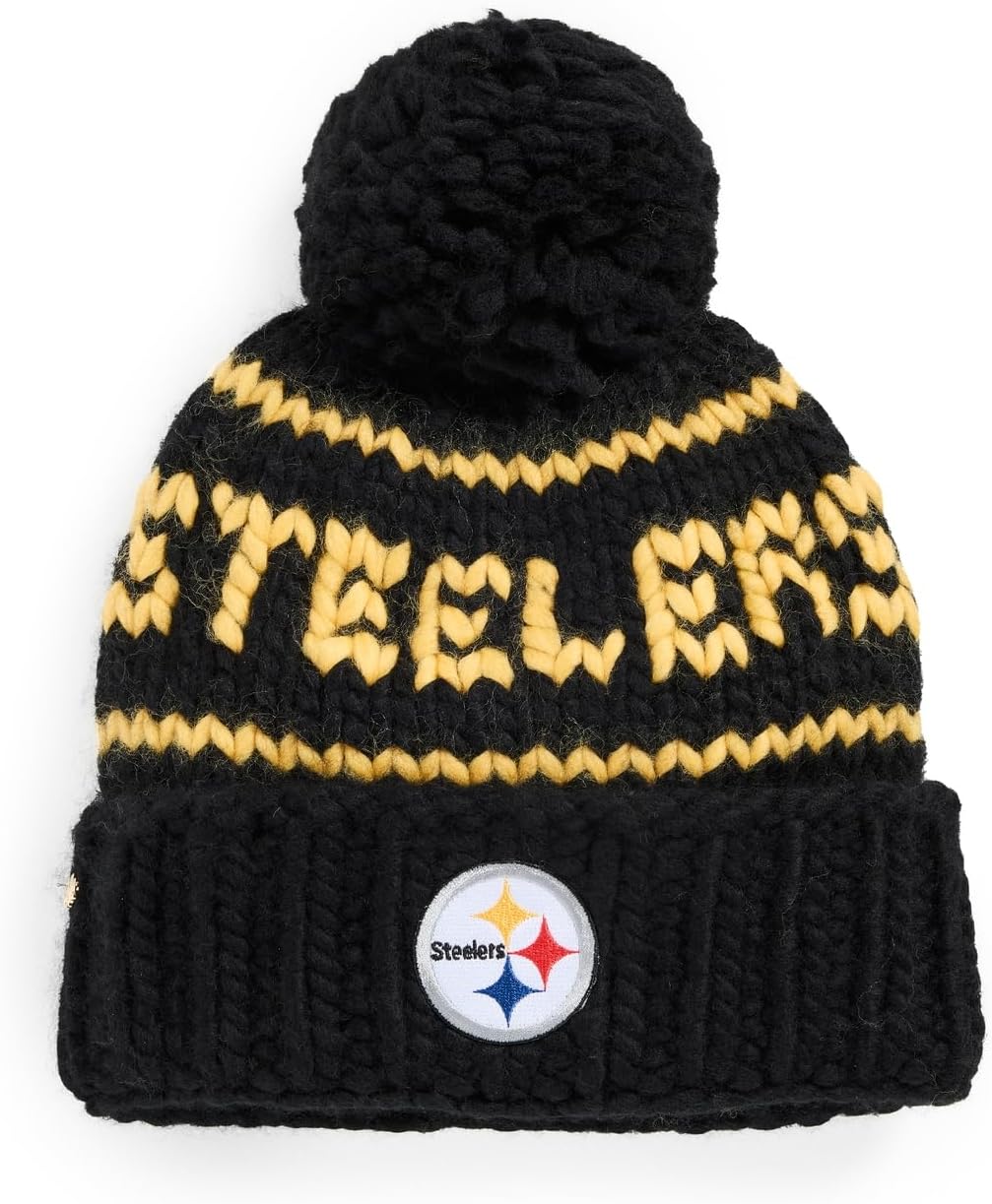 Женская шапка Lele Sadoughi Steelers, Black
Женская шапка Lele Sadoughi Steelers, Black