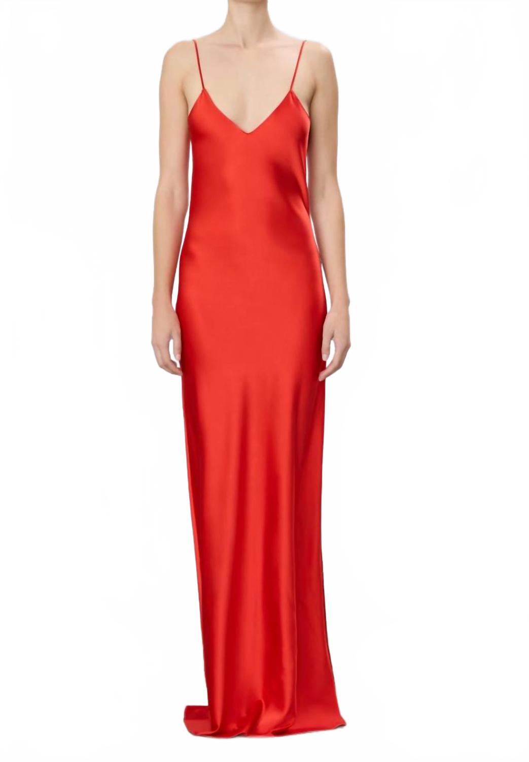 Платье Mila Maxi в маковом цвете Eterne, Poppy 
Платье Mila Maxi в маковом цвете Eterne, Poppy