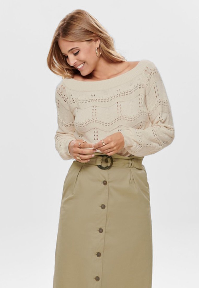 Джемпер ONLY STRICKPULLOVER OFF SHOULDER, Eggnog/Beige
Джемпер ONLY STRICKPULLOVER OFF SHOULDER, Eggnog/Beige