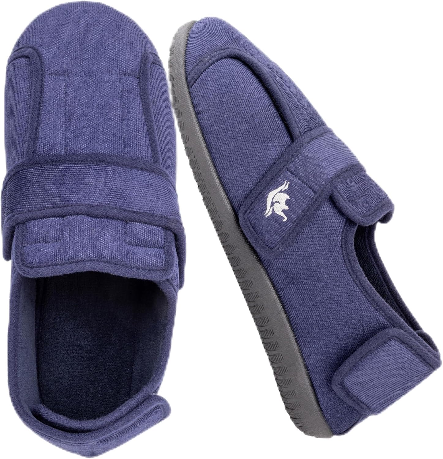 Мужские мягкие тапочки EUROPEAN SOFTEST с широкой посадкой - открываются сверху и на пятке, с памятью формы, противоскользящей подошвой для дома и улицы, моющиеся, комфортные для широких, опухших и чувствительных ног, темно-синий
Мужские мягкие тапочки EUROPEAN SOFTEST с широкой посадкой - открываются сверху и на пятке, с памятью формы, противоскользящей подошвой для дома и улицы, моющиеся, комфортные для широких, опухших и чувствительных ног, темно-синий