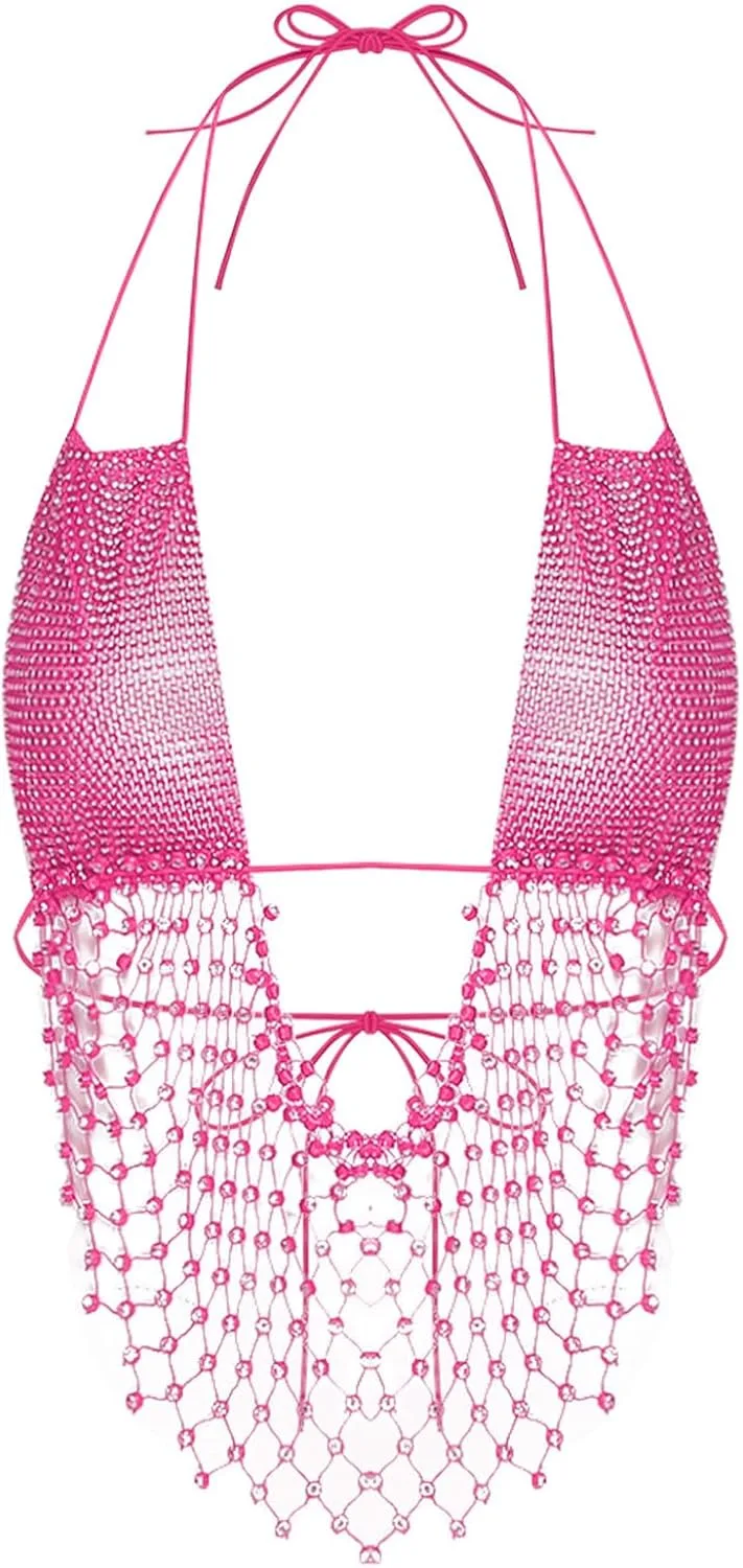 Mufeng Glittery See Through Mesh Top для женщин с открытой спиной
Mufeng Glittery See Through Mesh Top для женщин с открытой спиной