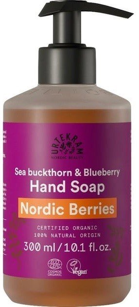 Органическое мыло для рук Nordic Berry 300 мл Urtekram
Органическое мыло для рук Nordic Berry 300 мл Urtekram