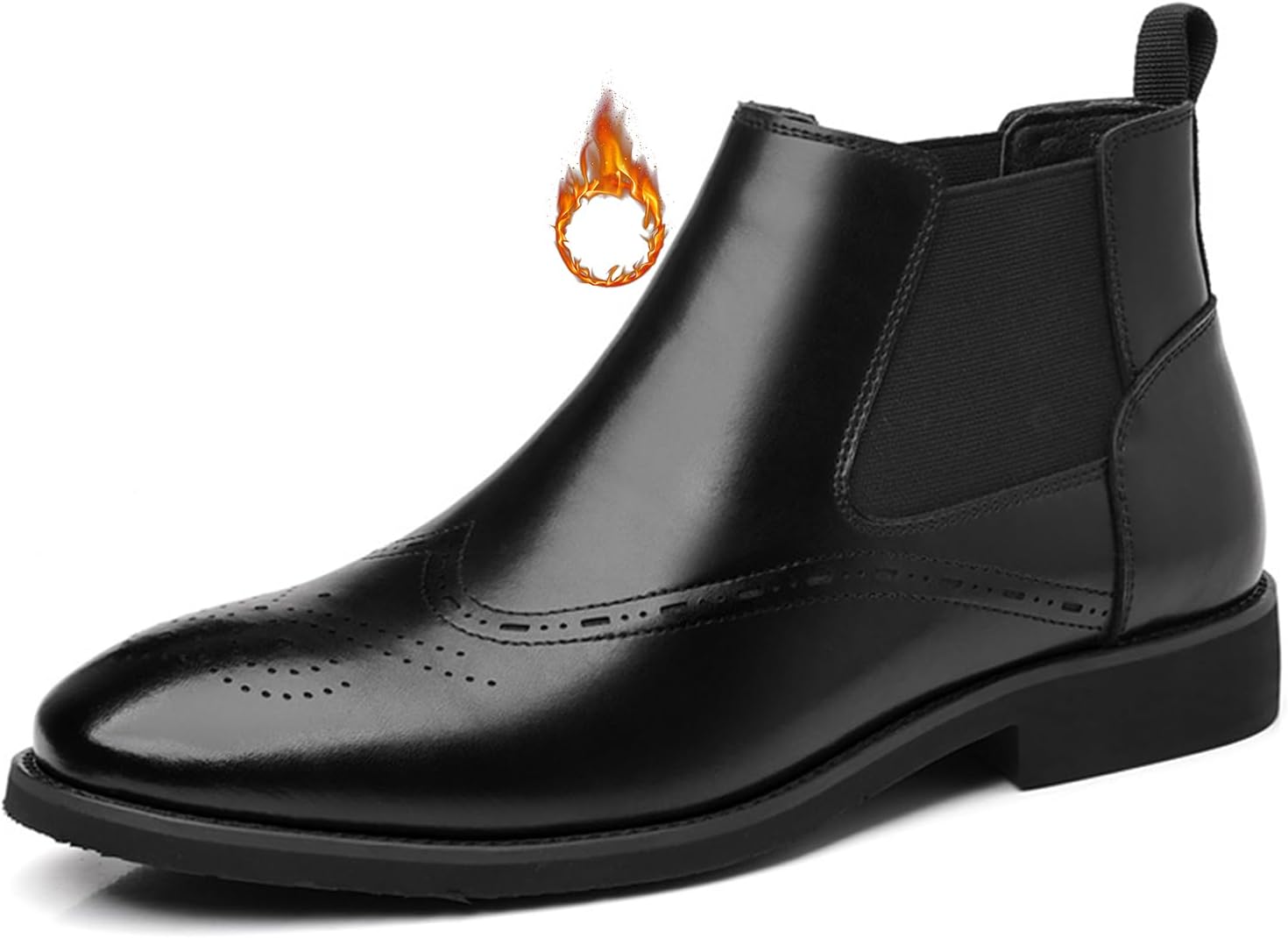Мужские кожаные челси с крыльями, повседневные ботинки с заостренным носком, с теплой подкладкой из меха, броги на щиколотку, осенне-зимние деловые нескользящие формальные челси Botrent, черный
Мужские кожаные челси с крыльями, повседневные ботинки с заостренным носком, с теплой подкладкой из меха, броги на щиколотку, осенне-зимние деловые нескользящие формальные челси Botrent, черный