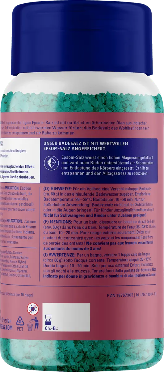 Соль для ванн Абсолют Релакс 600г Dresdner Essenz
Соль для ванн Абсолют Релакс 600г Dresdner Essenz